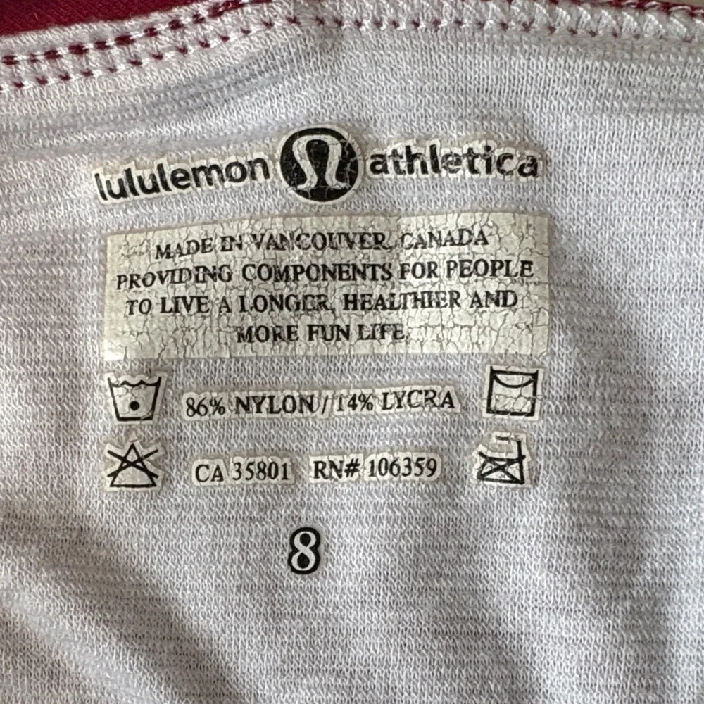 Lululemon Athletica Raspberry Red Tank Top - Picture 3 of 3